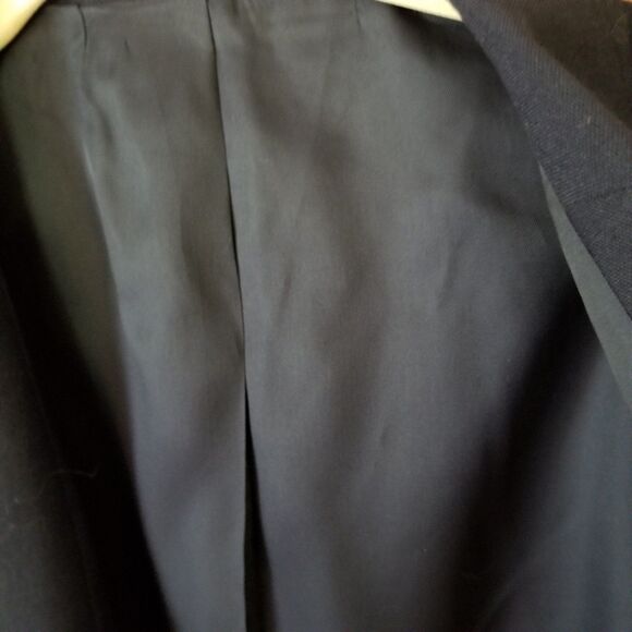 Vintage David Taylor wool blend blazer navy size 50B - Picture 10 of 12